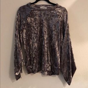 Velvet like shirt